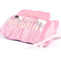 factory multifunction pencil bag roll up thick cloth bag pouch 12 holder case organizer pouch perfect storage for brush make up