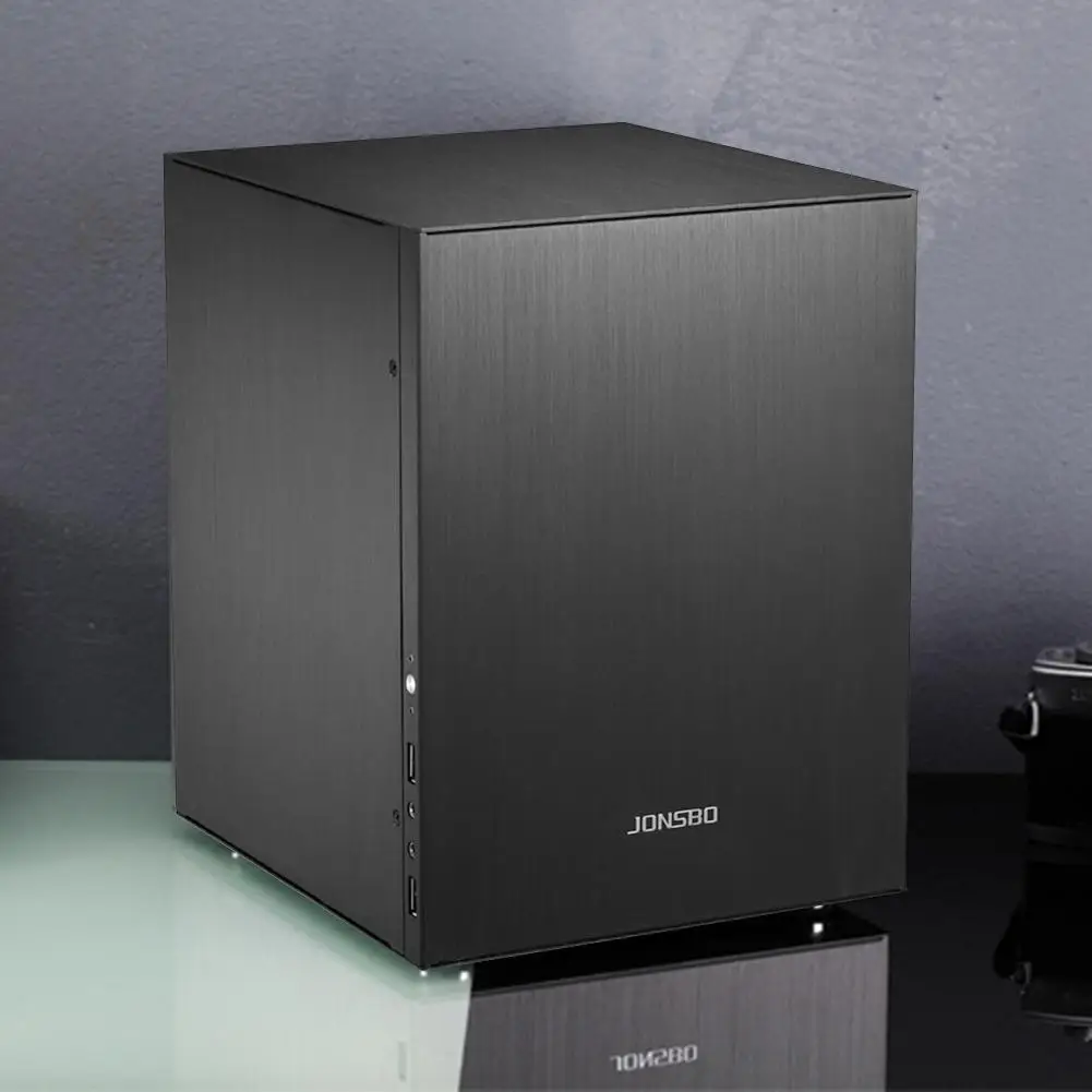 Jonsbo C2 серебристый алюминиевый мини-компьютер ITX MATX чехол USB3.0 игровой маленький