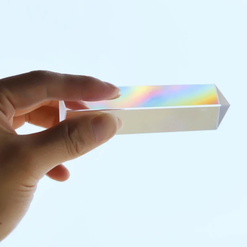 Physics Science Toy Triple Prism Glass Reflecting Color Light Spectrum Learning Educational Toys Kids School Teaching Brinquedos | Игрушки и