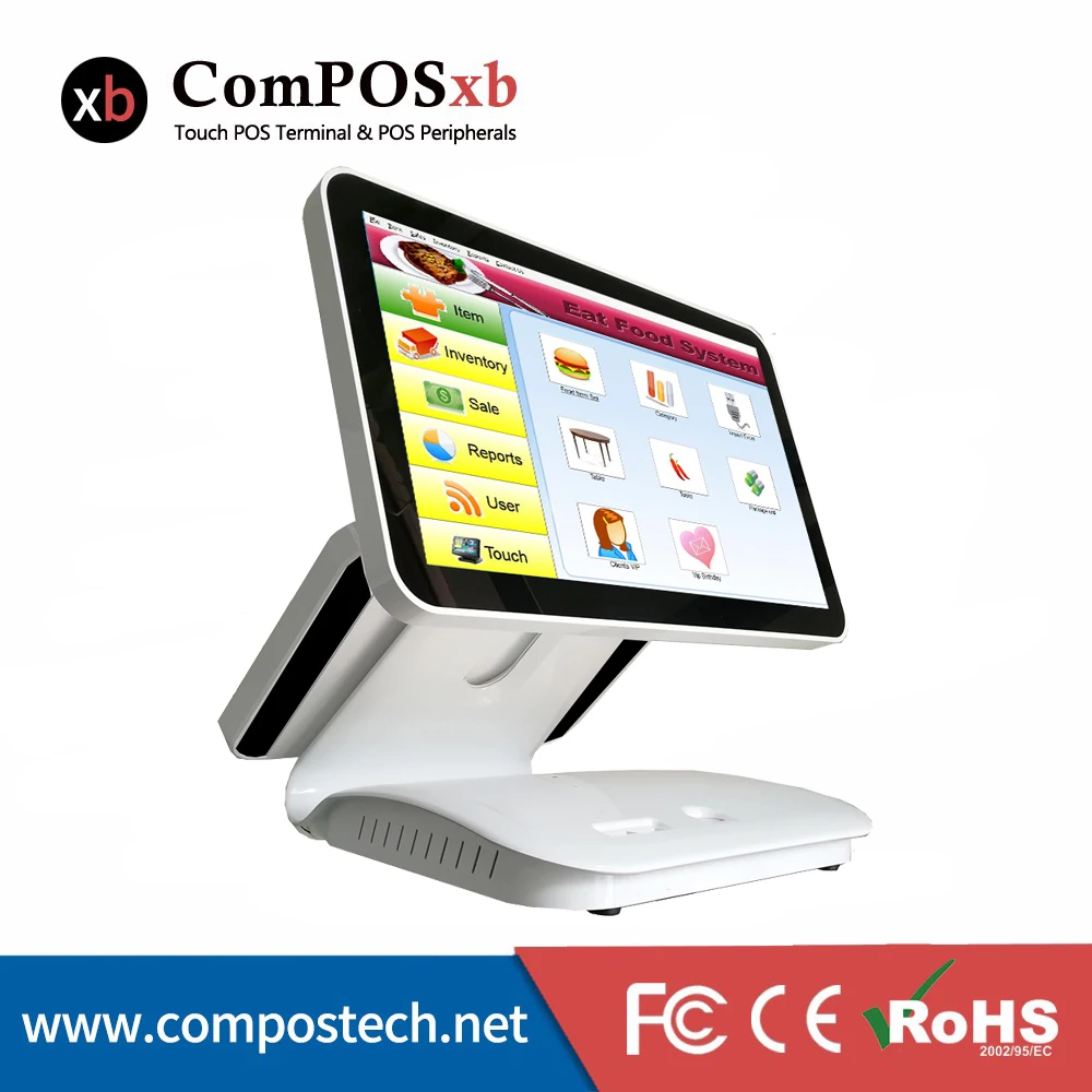 Новый продукт 15. 6 дюймов сенсорный экран windows pos системы все в одном для ресторана