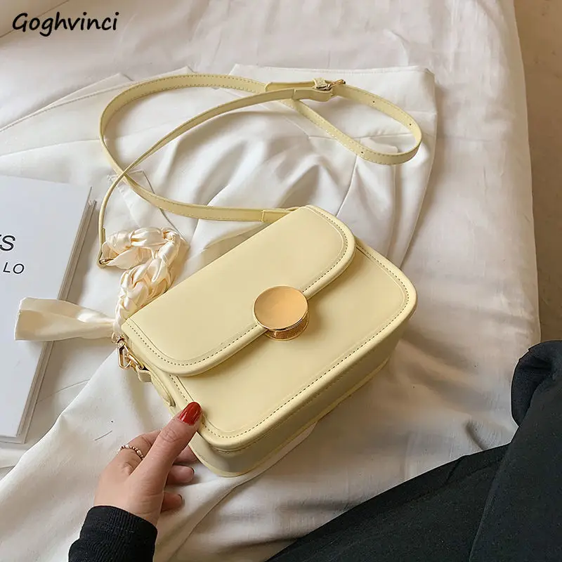 

Сумка через плечо женская желтая однотонная простая модная Высококачественная женская брендовая Роскошная кошелек в Корейском стиле для д...