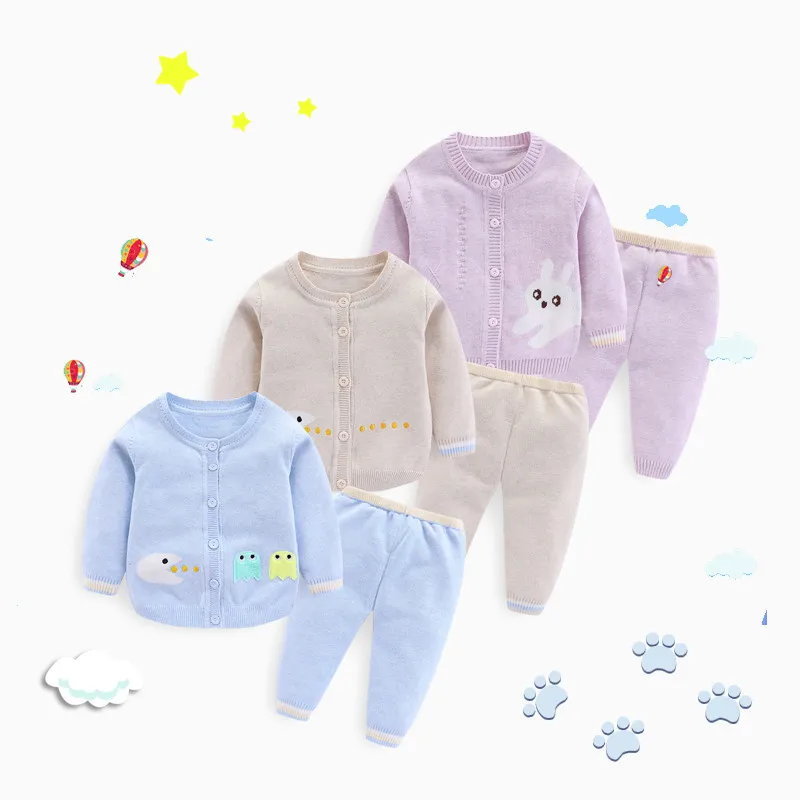 Детский хлопковый осенне-зимний свитер |