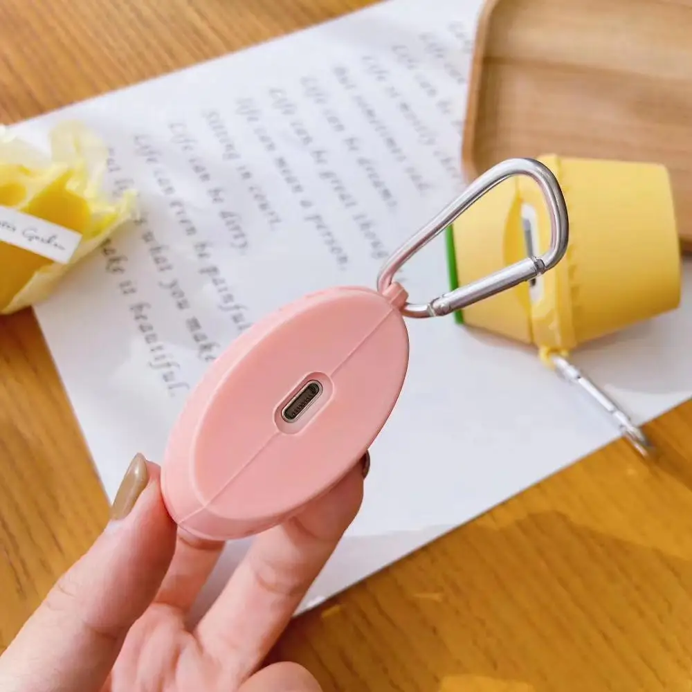 

New Korea 3D Cute Banana strawberry Milk bottle protective Wireless Earphone Charging case for airpods 1 2 case Bluetooth
