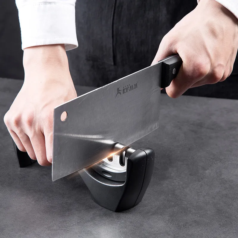 

Home Sharpener Tungsten Steel Diamond Knife Sharpening Tool Kitchen Manual Quick Sharpener