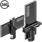Держатель телефона St-17 360  Универсальный Горизонтальный Вертикальный Съемный держатель для телефона держатель зажим с ручным управлением с холодным башмаком для 14 ''Крепление для штатива