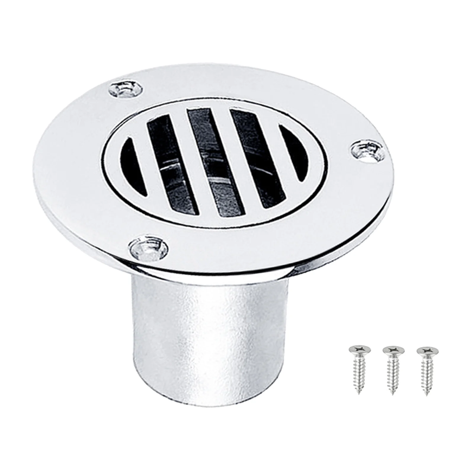 

316 Stainless Steel Floor Drain Wear Resistant Corrosion Resistant Strong for Boat Deck Drainage Bathroom Yacht Hardware 37mm