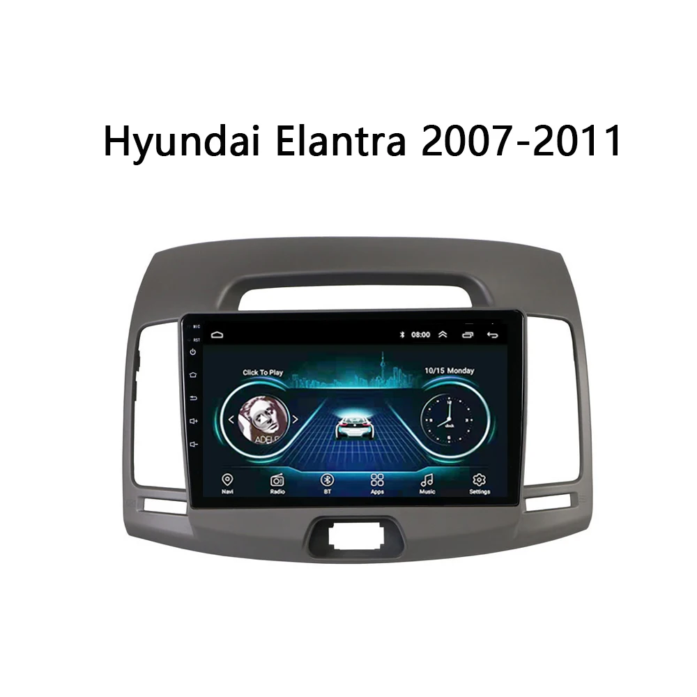 Автомагнитола для Hyundai Elantra Корея 2007 2008 2009 2010 2011 Android 8 1 9 &quot GPS навигация