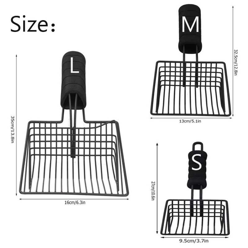 

Reusable Metal Cat Litter Sand Scoop Sifter Shovel Cat Sand Sifter Litter Scoop Pet Cat Household Cleaning Supplies