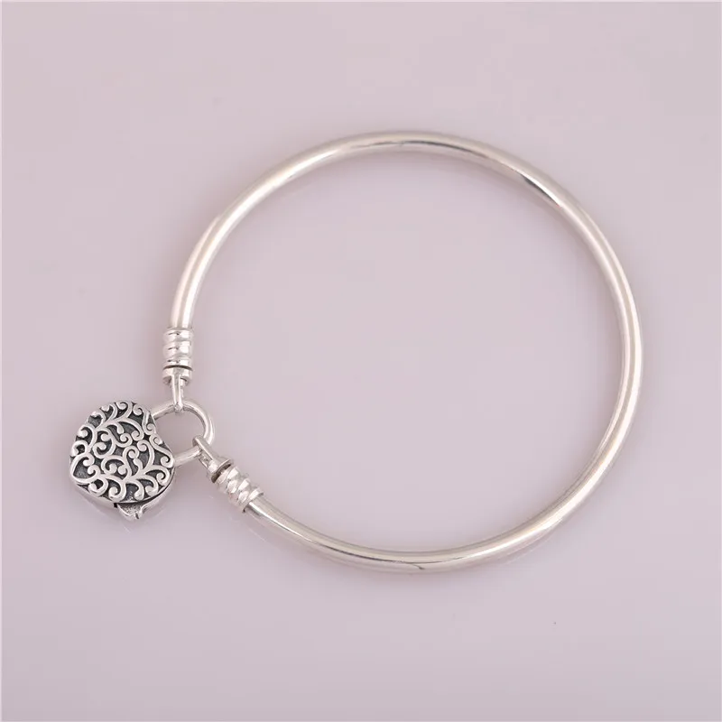 Браслет из серебра 925 пробы цепочка змеиных костей оригинальный браслет Moments smooth