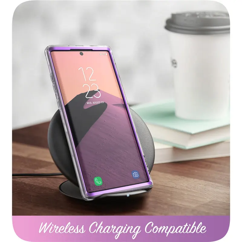 Чехол для Samsung Galaxy Note 10 (выпуск 2019) i Blason Cosmo полностью блестящий Мраморный чехол