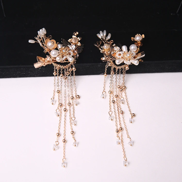 A Pair Hair clip Hanfu костюм повязка на голову Женские аксессуары для волос женский Hanfu шпилька Kanzashi простой китайский стиль украшения для волос Kanzashi - Цвет: A Pair Hair clip
