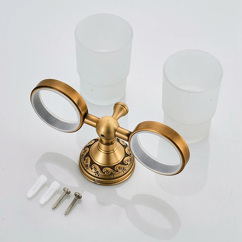 

Toothbrush Holder Bathroom Family Toothbrush Cup Holder European Style Carved Mouthwash Cup Toothbrush Cup