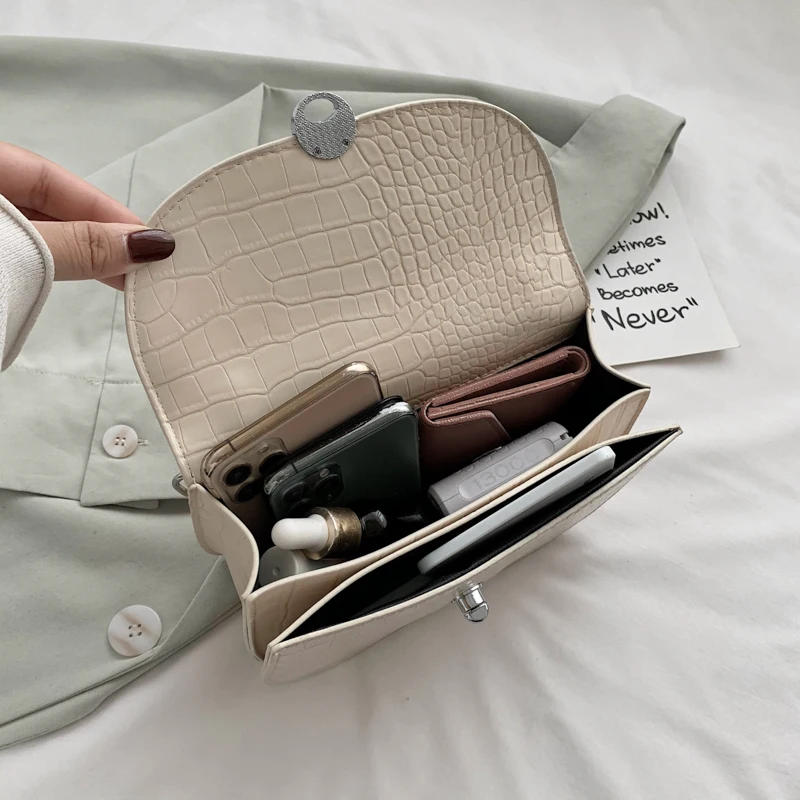 Кожаная сумка через плечо с узором под камень модные качественные сумки цепочкой