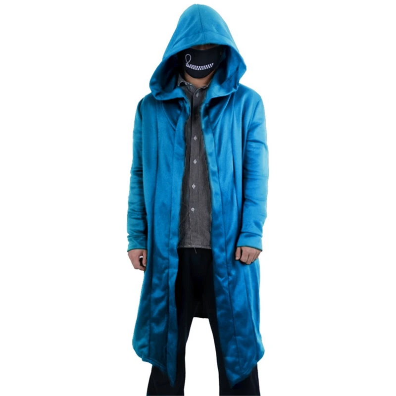 Blue MJARTORIA мужские толстовки с капюшоном, черные длинные толстовки с рисунком, модные куртки с длинными рукавами, пальто, верхняя одежда, Лидер продаж - Цвет: Blue