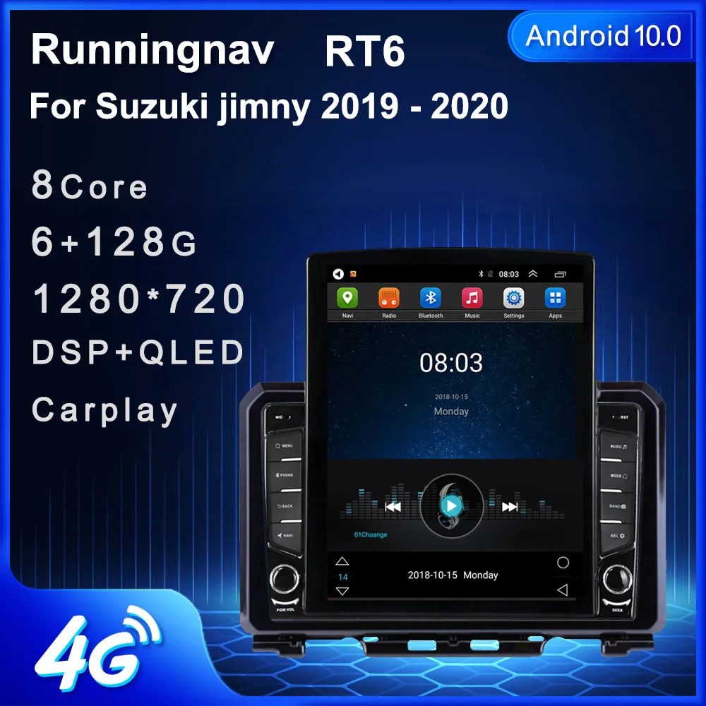 

Runningnav For Suzuki jimny 2019-2020 Tesla Type Android Car Radio Multimedia Video Player Navigation GPS
