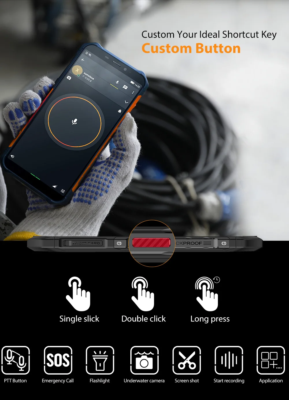 Ulefone Armor X5 MT6763 Octa core ip68 Rugged Waterproof Smartphone Android 9.0 RAM 3GB ROM 32GB NFC 4G LTE 5000mAh Mobile Phone