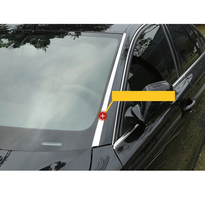 

stainless steel car front window trims for audi a4 q3 a6 q5 a3