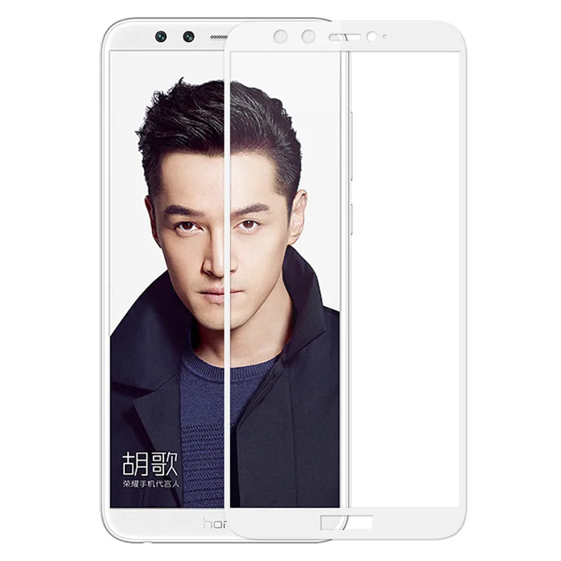 White 2 шт закаленное стекло для huawei Honor 9 lite Полное Покрытие 2.5D защита экрана защитное закаленное стекло для huawei Honor 9 lite - Цвет: White