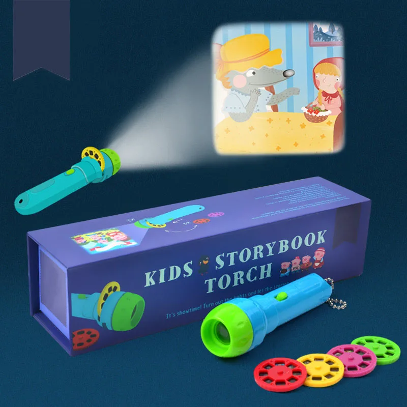 Детский фонарик Sleeping Story проектор лампа игрушки мини-проектор развивающая