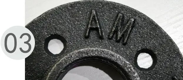 Фитинг для напольной Трубы из ковкого железа 3/4 дюйма ножек промышленного стола |