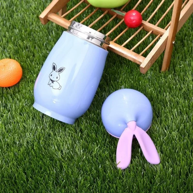 300 мл офисная чашка вода Чай Кофе колба термос с вакуумной крышкой кролик из