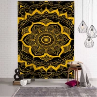 mandala pattern tapestry colorful starry sky print wall hanging bohemian hippie living room bedroom wall art decoration