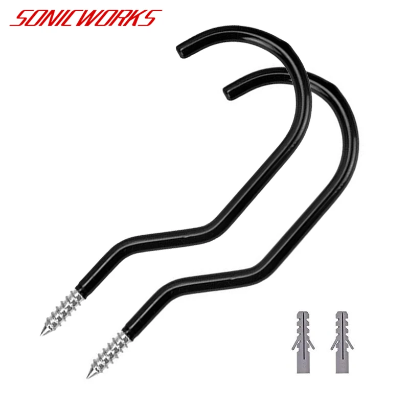 Bike Wall Hook Metal Bicycle Heavy Duty Hanger Stand Holder Mount Cycle Bracket Accessories PA0142 | Спорт и развлечения