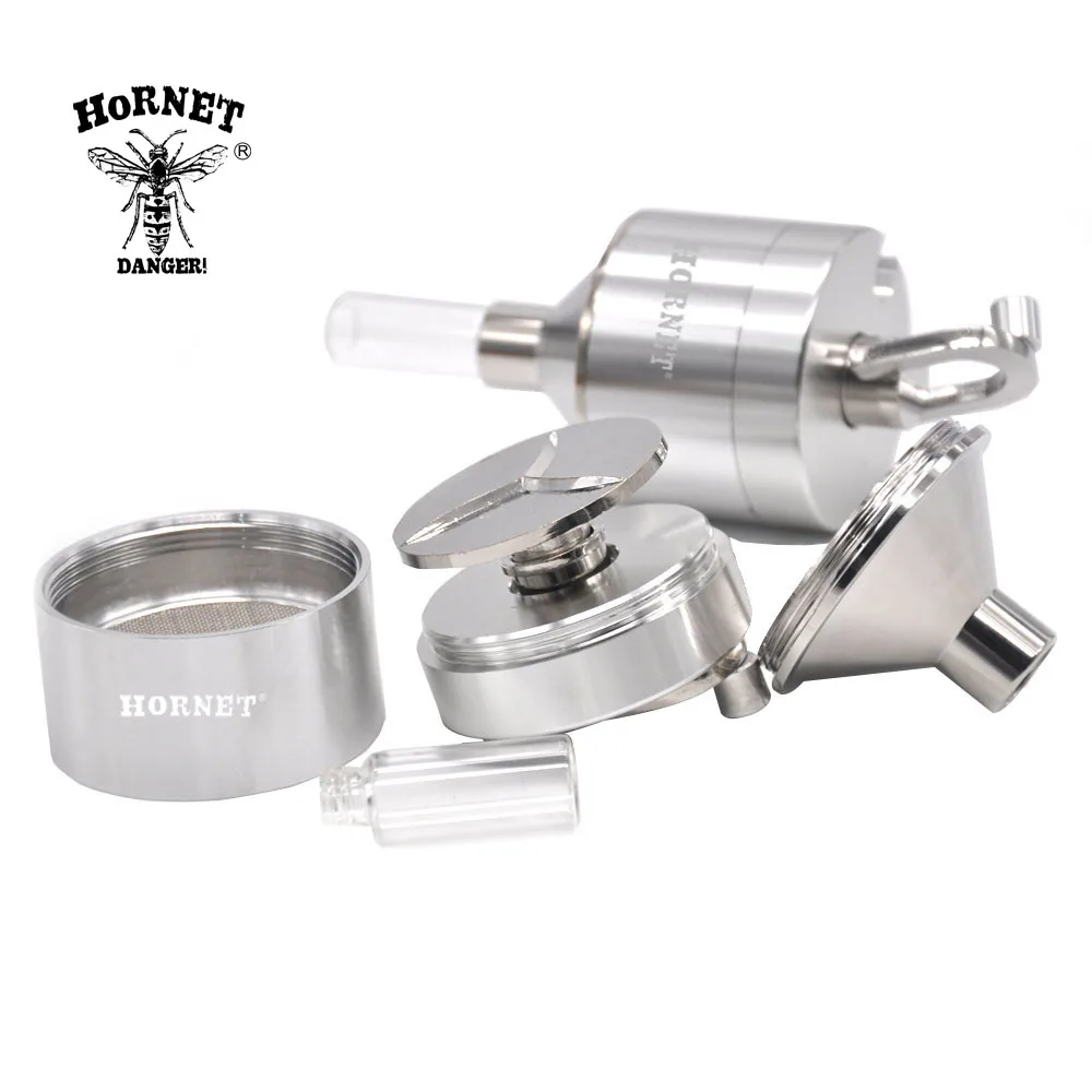 [HORNET] 4 части 44 мм/56 мм Форма воронки Алюминиевый металлический порошок мельница