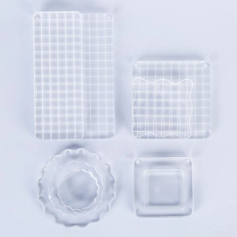 2020 Acrylic Block Pad Clear Photo Album Decor Student Stickers Seal Stamp Handmade DIY Crafts Tools For Color Process D/G | Дом и сад