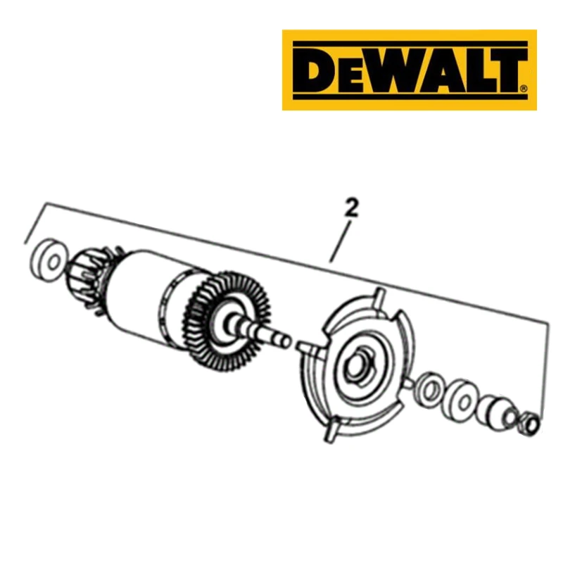 

Ротор Dewalt ARMATURE 220-230 В для DCG412, N415906, N338399, аксессуары для электроинструментов