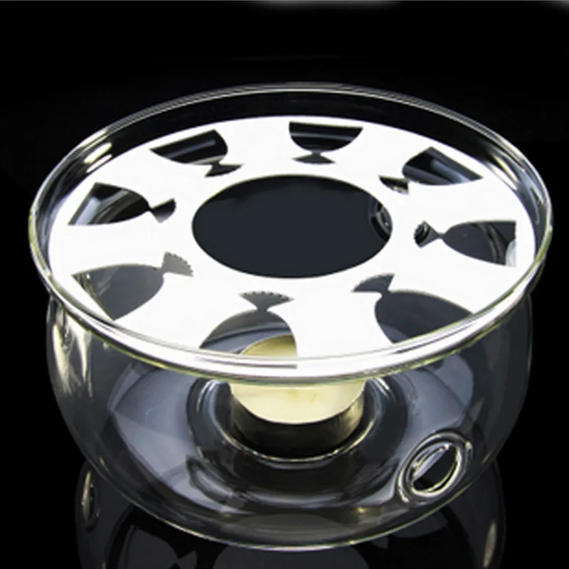 Портативный прозрачный держатель для чайника основа кофейного чая грелка