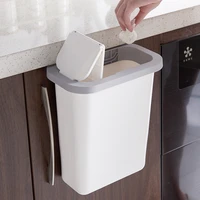 wall mounted trash can with lid trash can kitchen cabinet door hanging trash can trash sliding lid trash can