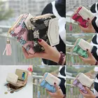 Модный женский кошелек, кошельки, держатель для карт, монеты на молнии с кисточками и сердцем, Женский кошелек, сумки, Дамский короткий кошелек, карман для девушек