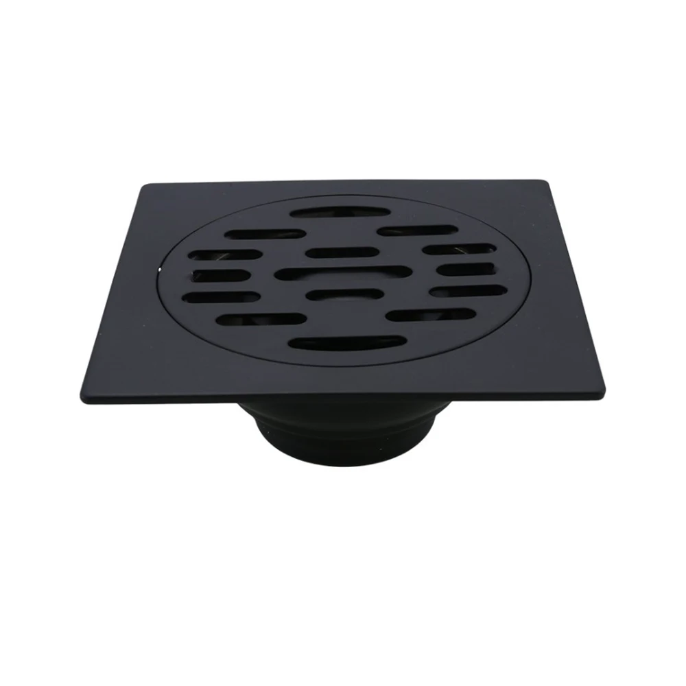 

304 Stainless Steel Shower Drain Bathroom Floor Drain Tile Insert Square Anti-odor Bathroom Kitchen Floor Waste Grates