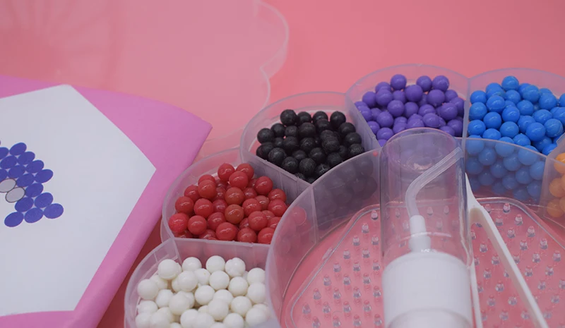 2000 шт водяных бусин, игрушки для детей, Pegboard, подарок для девочек, Orbits, сделай сам, набор бусин, мелкая моторика, рукоделие, творчество
