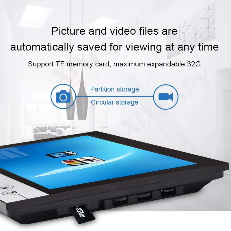 Домофон с дверным звонком видеодомофон для частного дома домашний видеозвонок