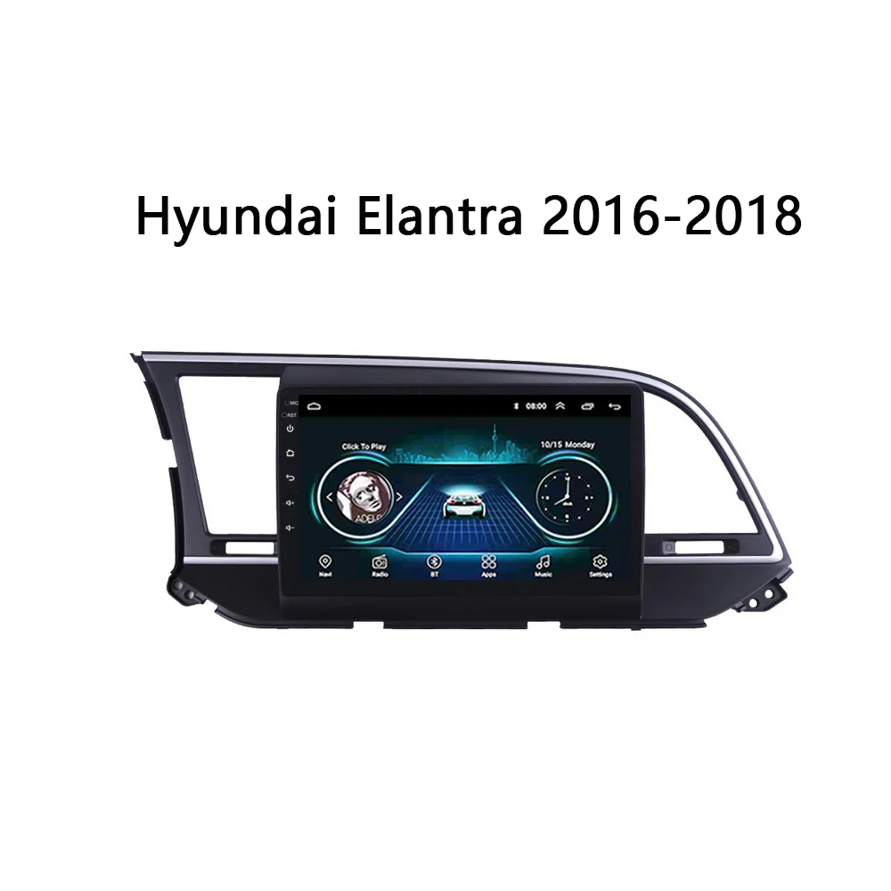 Автомобильный GPS навигатор для Hyundai Elantra 9 &quotAndroid 8 1 мультимедийный плеер 2016 2018