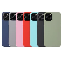 shockproof tpu soft silicone phone case for iphone 12 frosted silicone case protective cover
