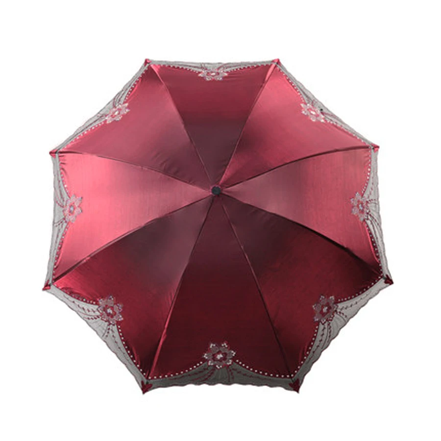 Fashion Women Lace Umbrella Anti UV Protection Sun Parasol Female Outdoor Sunscreen Windproof Folding Rain Umbrellas Ladies Girl | Дом и сад