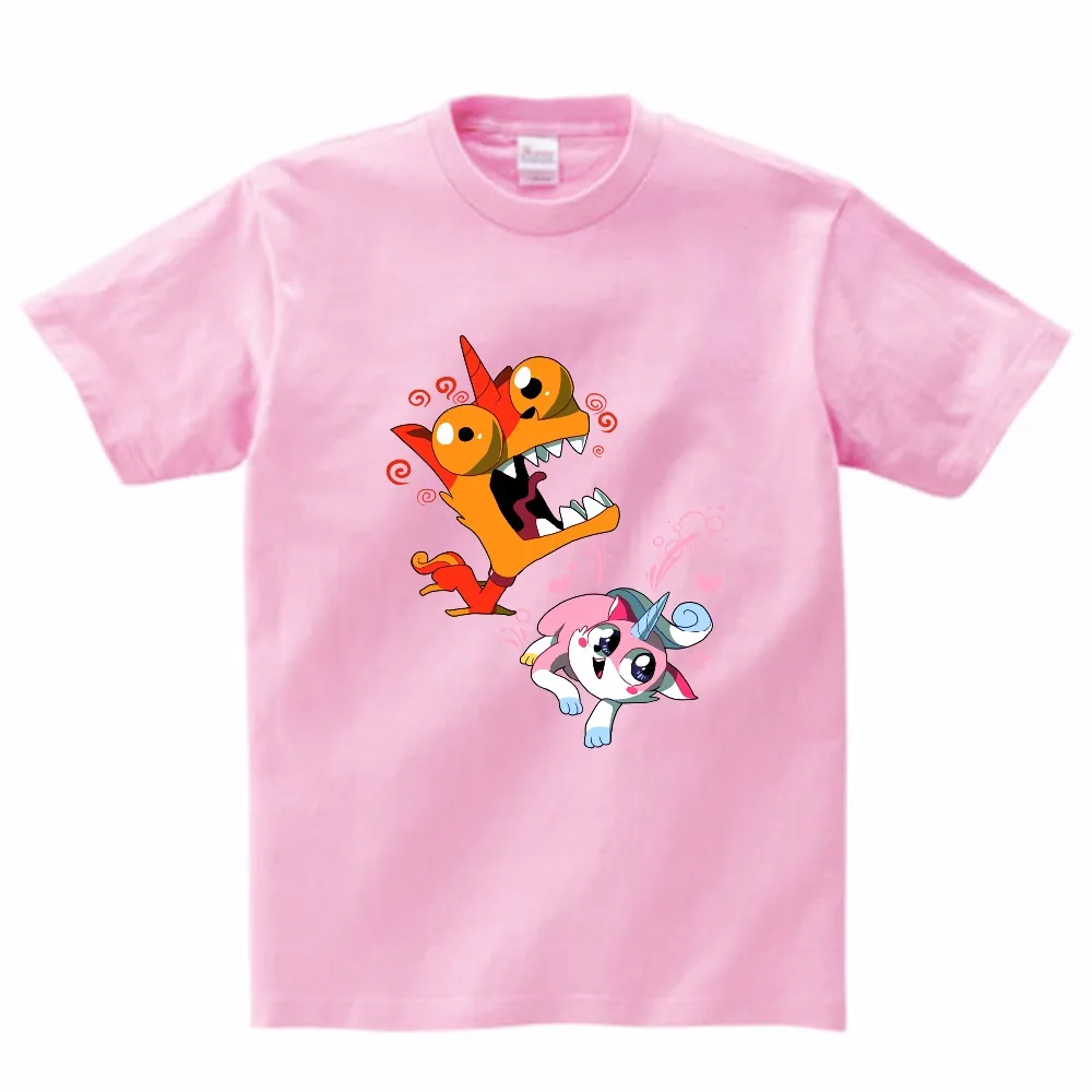 

Футболка детская летняя хлопковая с коротким рукавом и принтом