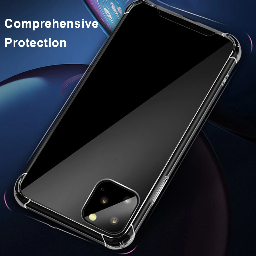 Взрывозащищенный прозрачный защитный чехол для телефона с текстурой стекла 11/11