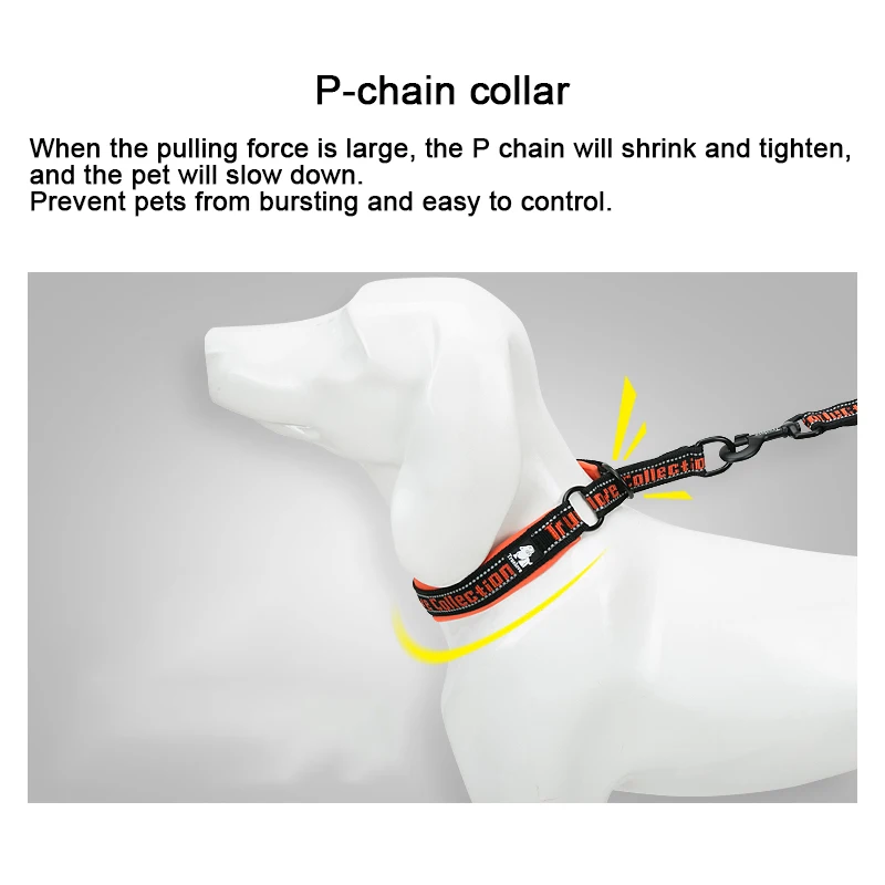 Truelove P Chain нейлоновый ошейник для домашних животных Регулируемый светоотражающий