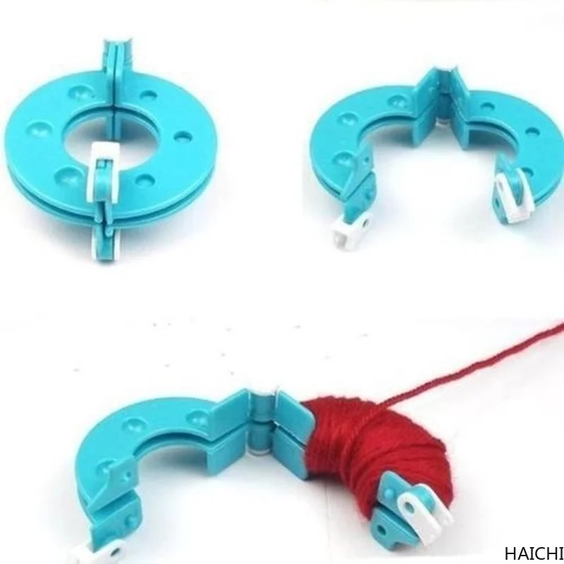 

8PCS 4 Sizes Fluff Ball Weaver Maker Knitting Loom Kit Kids DIY Diy Craft Supplies Maker Knitting Tools