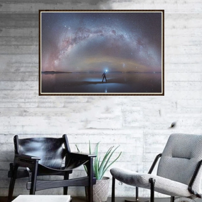 Алмазная картина вышивка крестиком игольное искусство галактика Млечный Путь