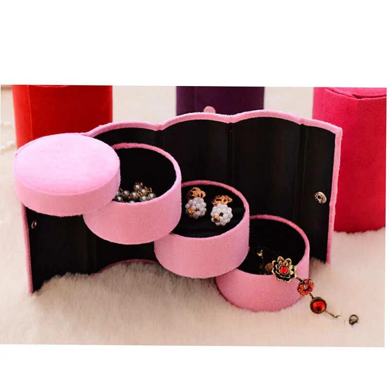 Мульти Слои шкатулка для драгоценностей платяного шкафа органайзер макияжа