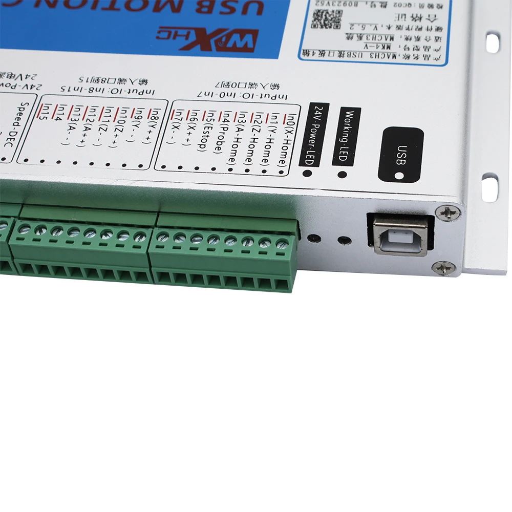Поддержка PWM AVI выход 0 ~ 10 В mach3 usb 3 оси 2000 кГц USB CNC Плавная карта контроллера