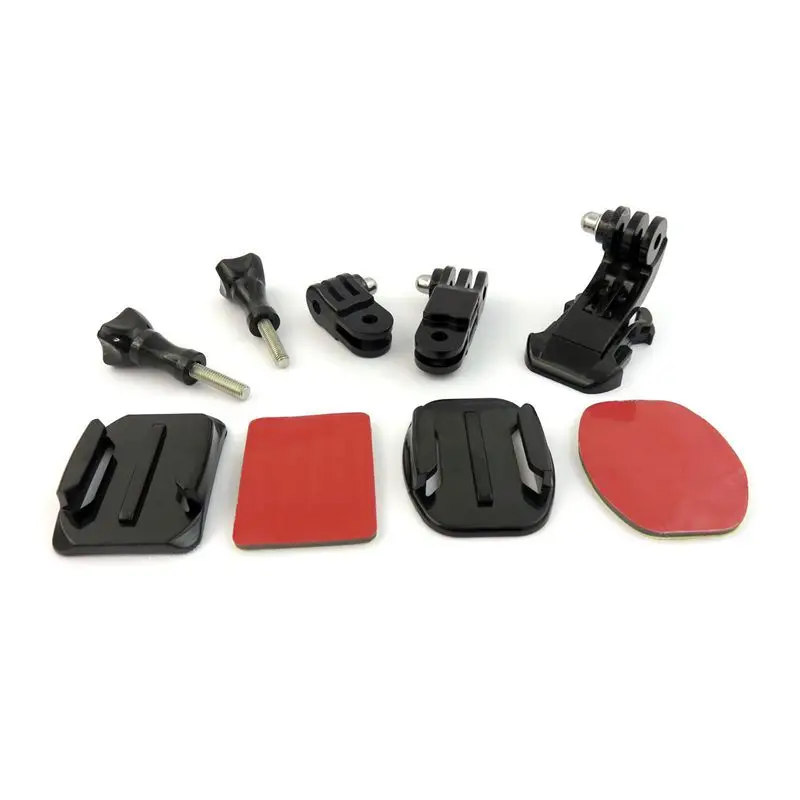 

New 9 in 1 Helmet Front Side Quick Clip Mount Kit for GoPro Hero 6 5 4 3 2 Session