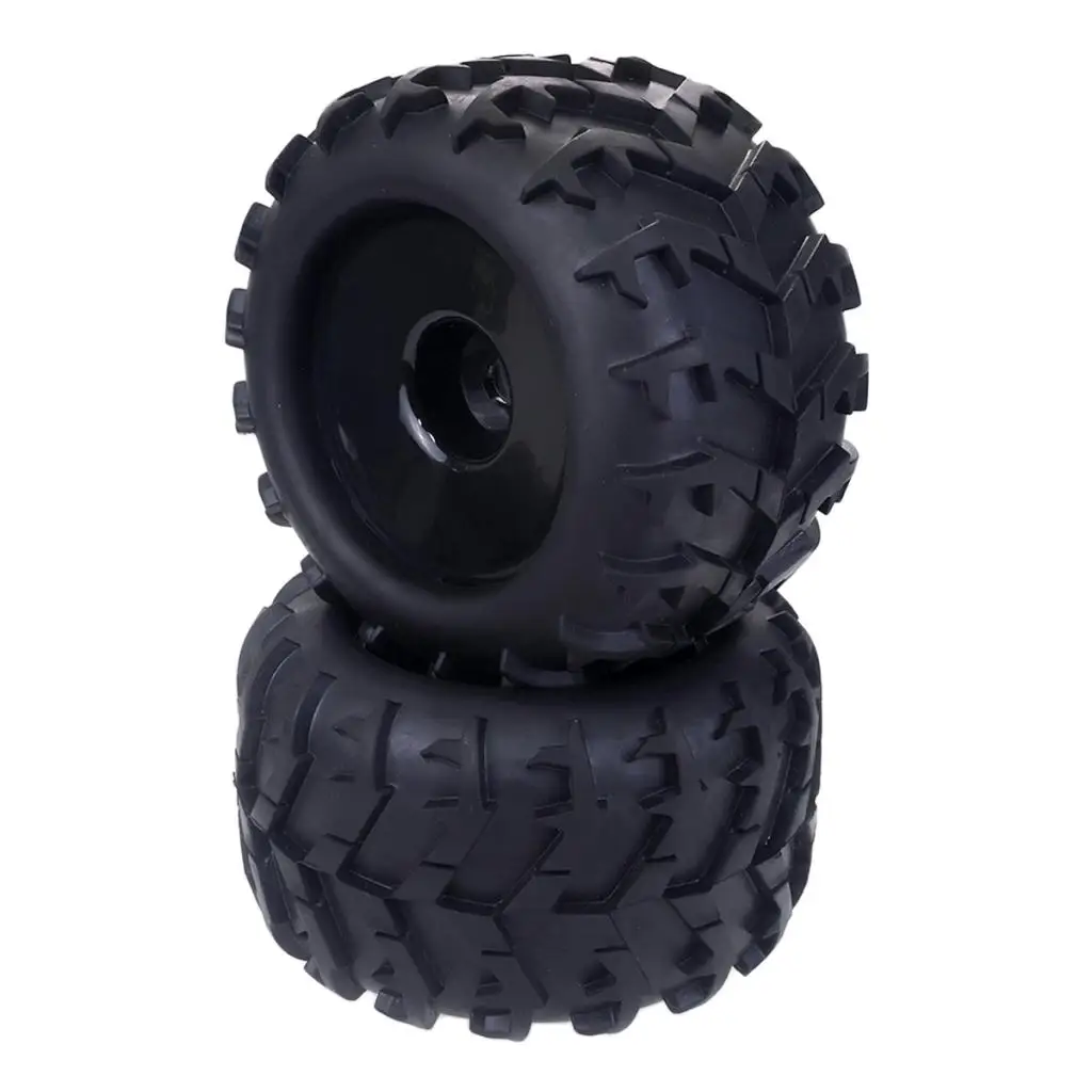 

1:8 Scale RC Buggy Tires with Foam Inserts, Soft Compound, Mounted on Black Wheels (Set of 8)
