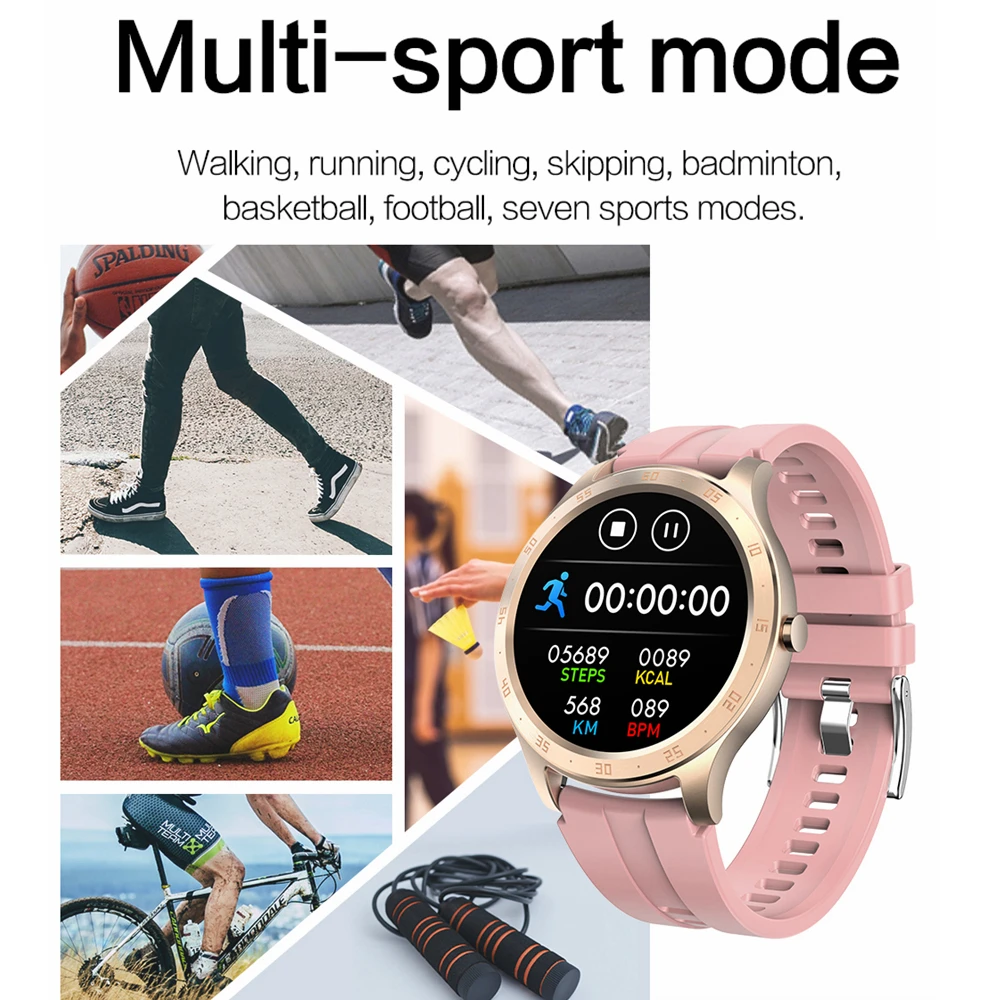 S20 Новый смарт часы для мужчин и женщин полный сенсорный Экран монитор сердечного