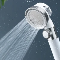 pdq hot sale 300 holes shower head water saving flow with chrome abs rain high pressure spray nozzle bathroom accessories